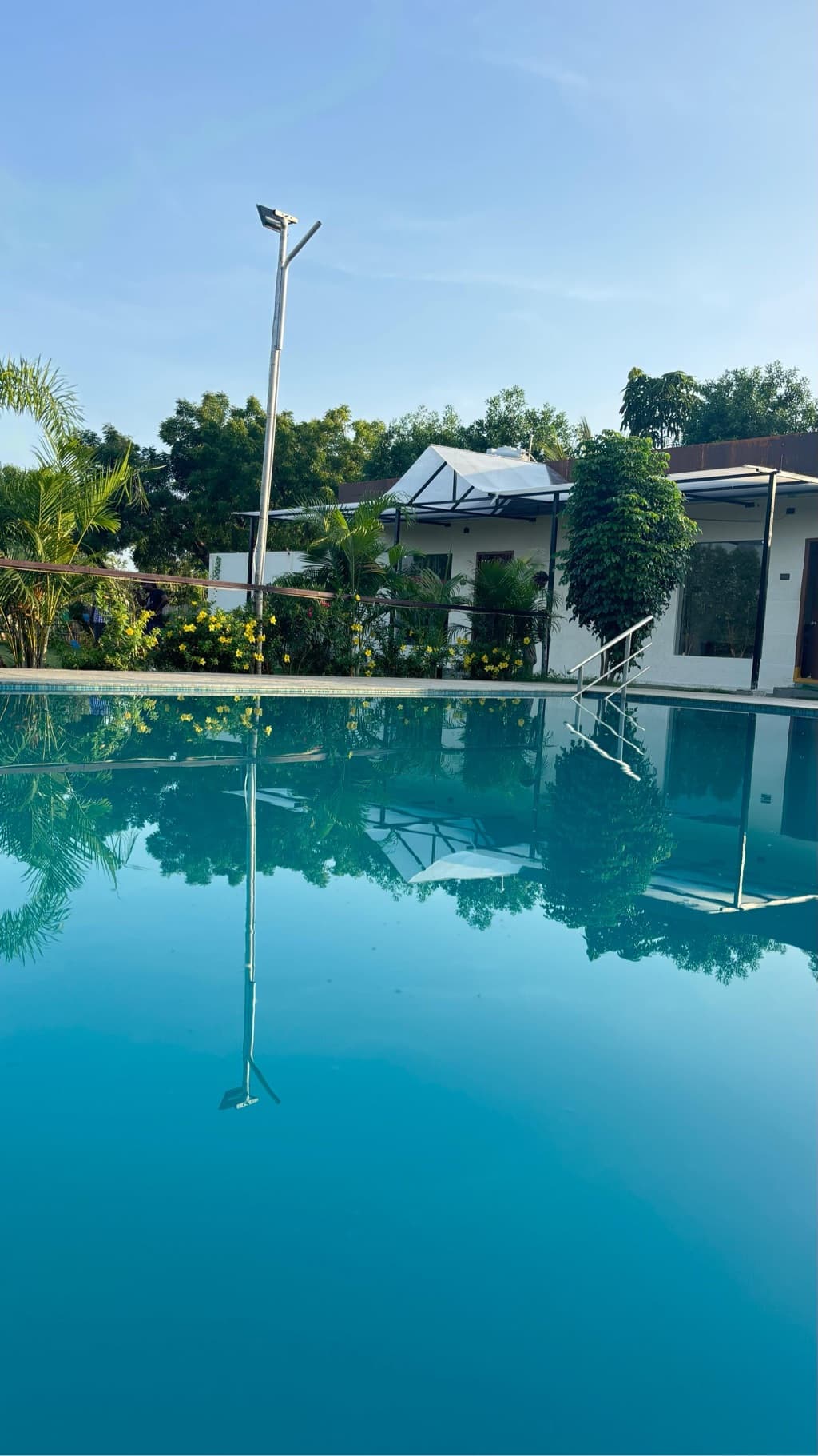 Private swimming pool at APR Botanica, Amdapur, Moinabad