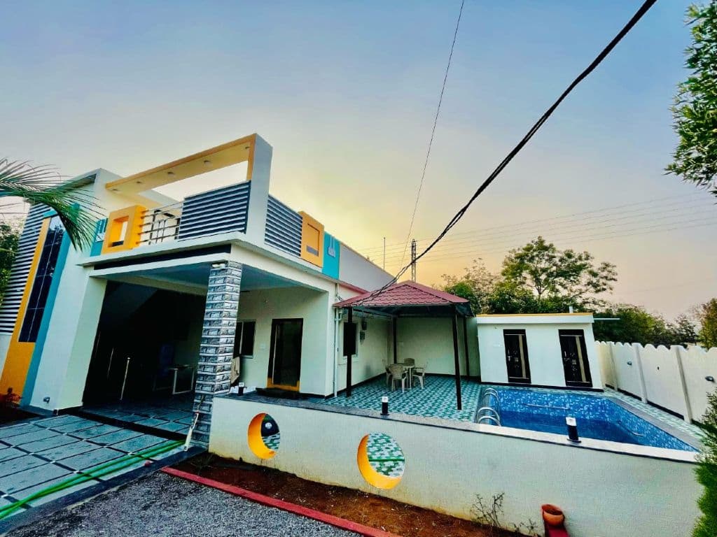 The Greenora villa, private farmhouse in Moinabad