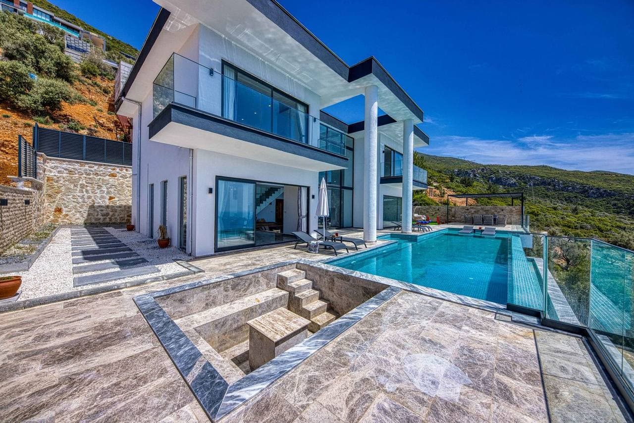 Modern villa with a private swimming pool