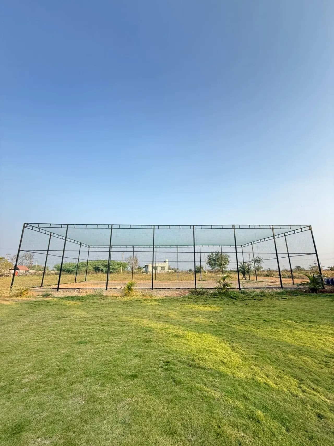 Box cricket area at RG farmhouse, Aziz Nagar, Moinabad