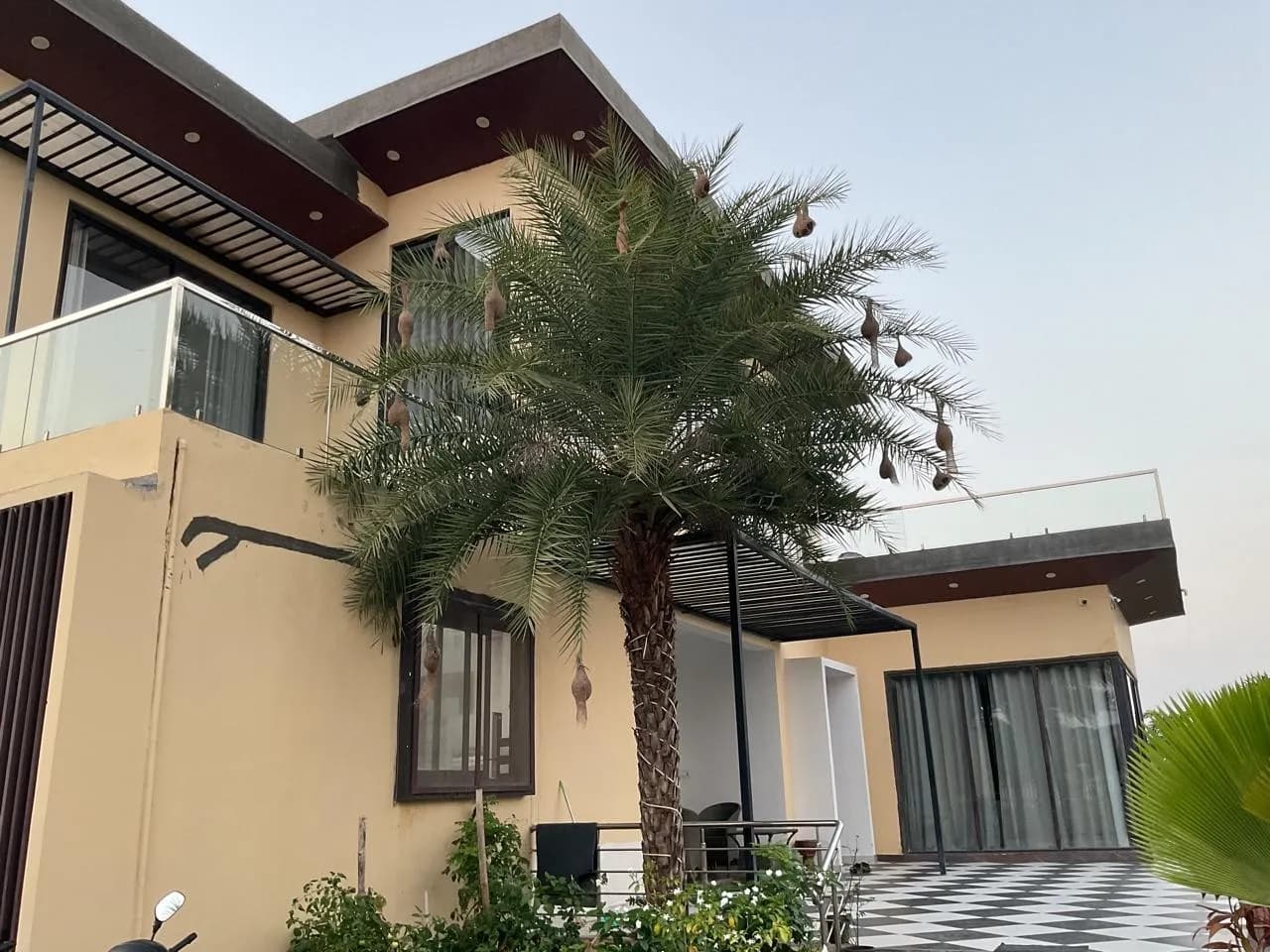 The farmhouse at Charan's Villa, Moinabad