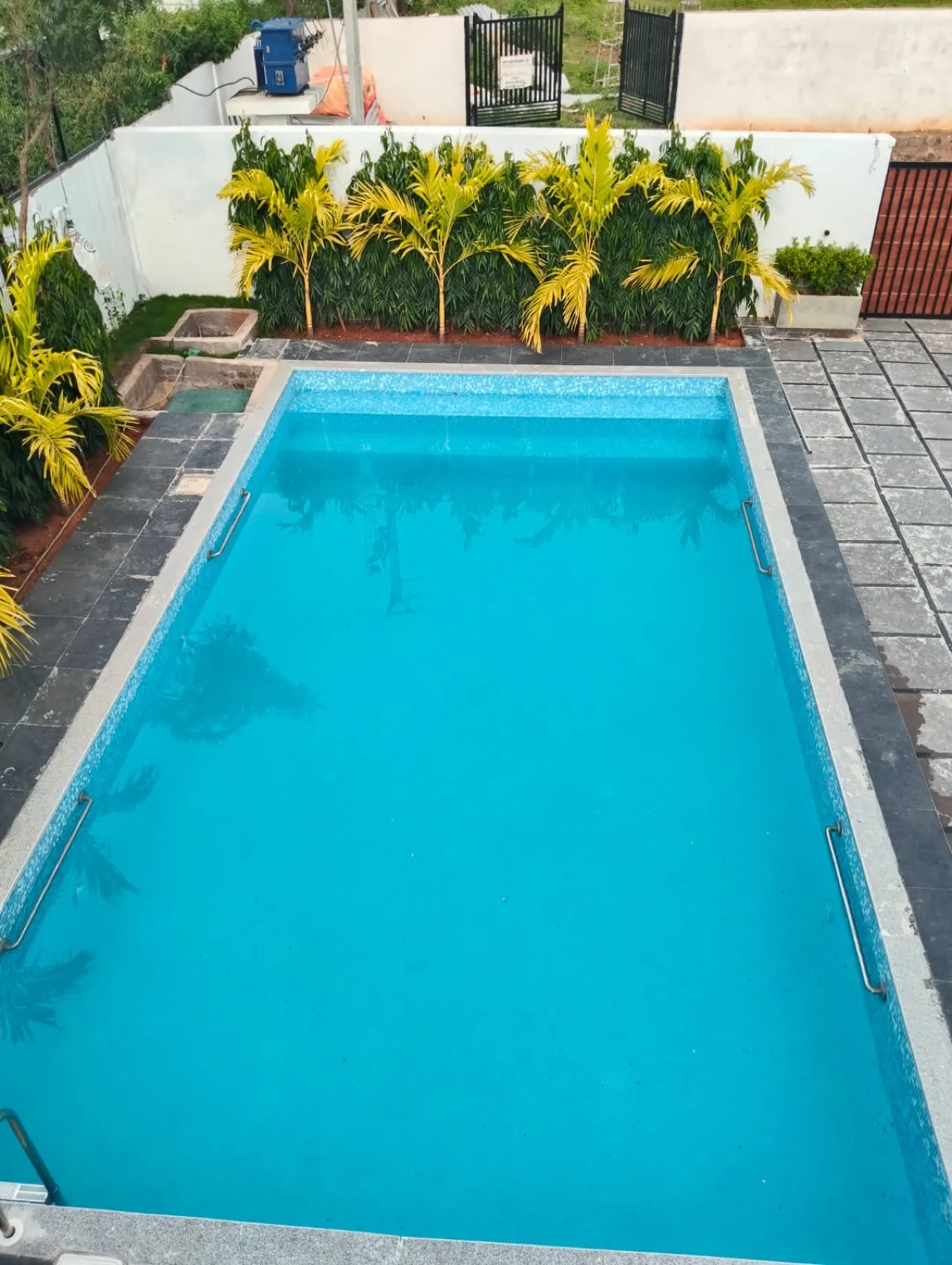 Private swimming pool at LaRosa Villanova, Aziz Nagar, Moinabad