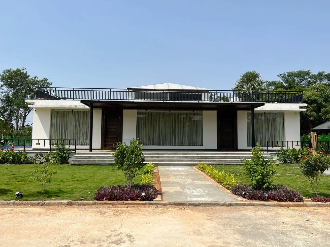 The farmhouse at Villa farm stay, Moinabad